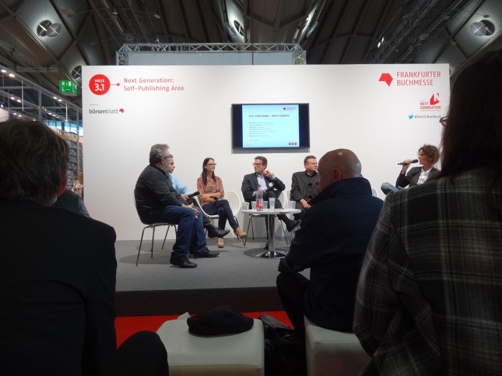 Podiumsdiskussion auf der Buchmesse Frankfurt