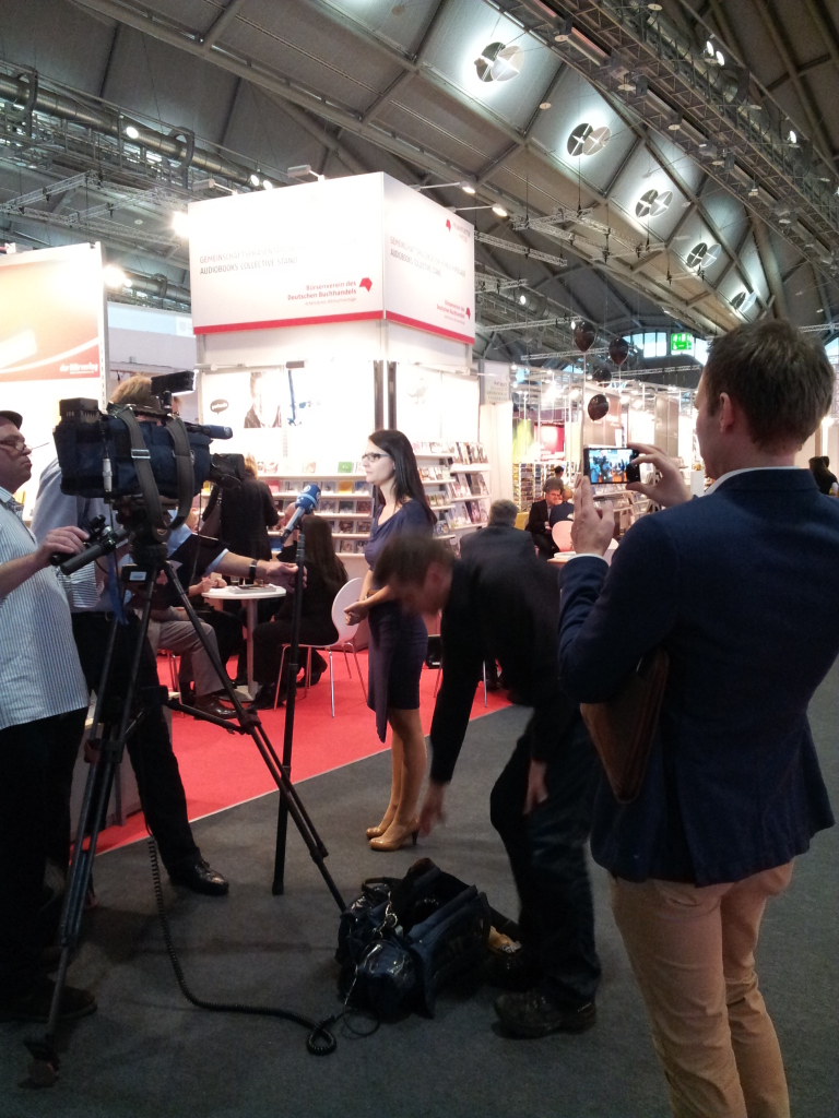 Dreharbeiten auf der FBM mit RTL2